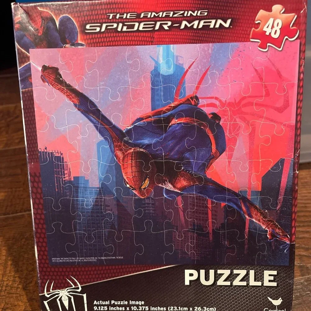 3~Jigsaw Puzzle SPIDERMAN Amazing 48 pieces 9